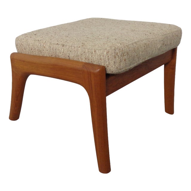 Vintage Teak Ottoman, Denmark, 1960s For Sale