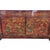Vintage Orange Red Brown Floral Graphic Credenza Sideboard Cabinet For Sale - Image 10 of 10