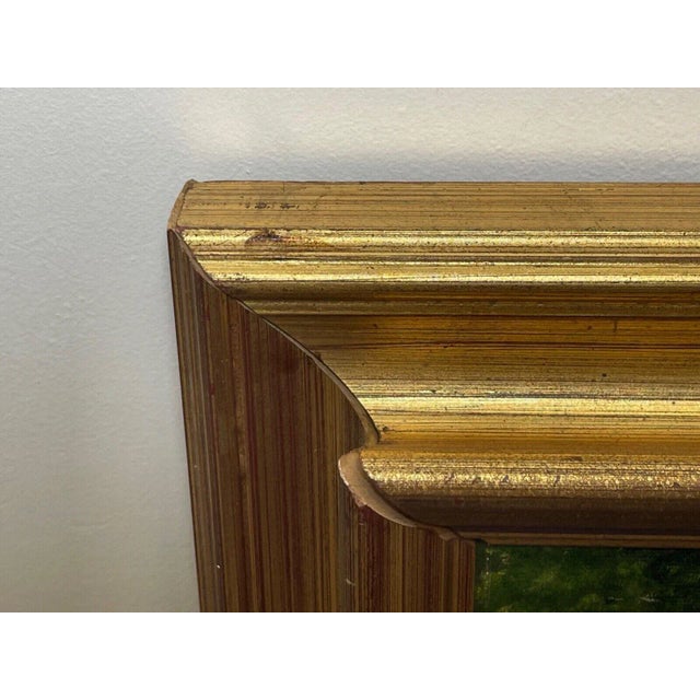 Mid Century British Equine Oil Painting Horse & Riders Polo Match Sport of Kings For Sale - Image 9 of 12