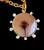 Modern Dendritic Pendant With Diamonds & 14k Gold For Sale - Image 3 of 12