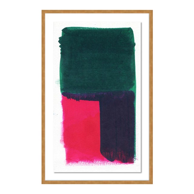 The Park by Gold Rush Art, Art Print in Gold Frame, Medium For Sale