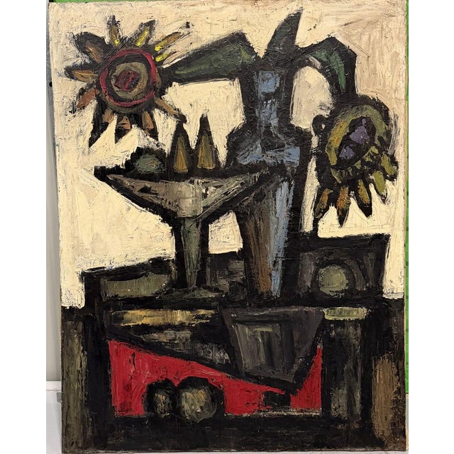 Alexander Povlovic Sachal, Still Life, 1963, Oil on Canvas, Framed For Sale - Image 10 of 10