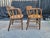 Brown 1980s Vintage Arts & Crafts Windsor Oak Wood Chairs- a Pair For Sale - Image 8 of 18