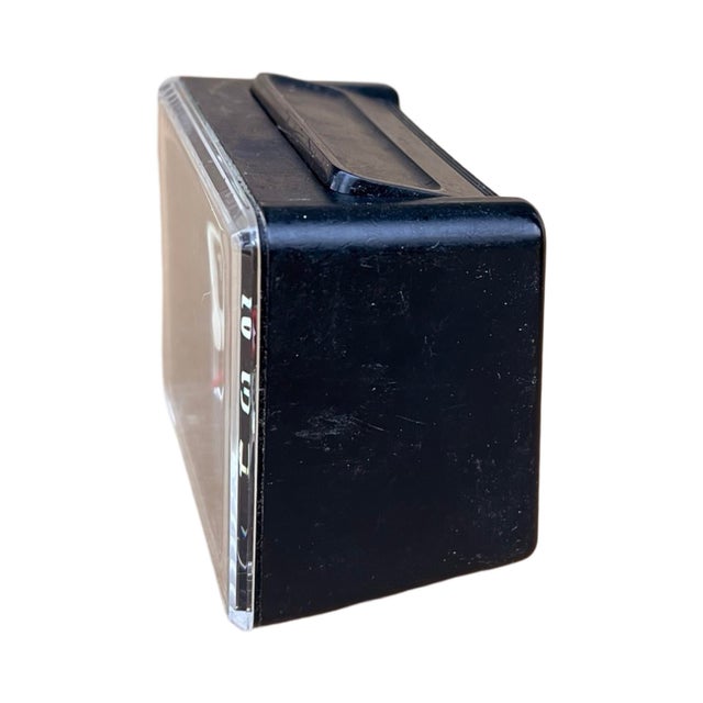 Plastic Black Pop Art Quartz Alarm Clock Kienzle, Germany, 1970s For Sale - Image 7 of 9