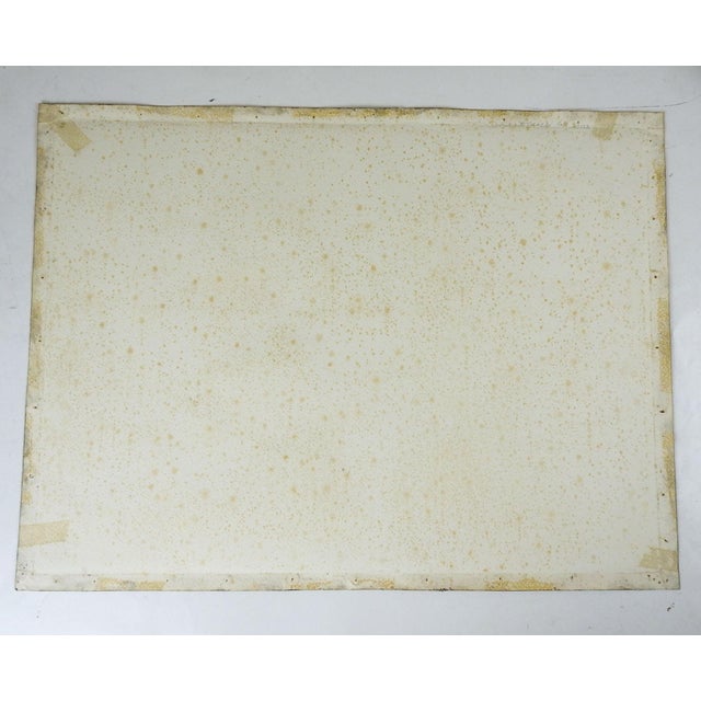 Mid 20th Century Modernist California Coastal Seascape Watercolor Painting For Sale In Seattle - Image 6 of 6