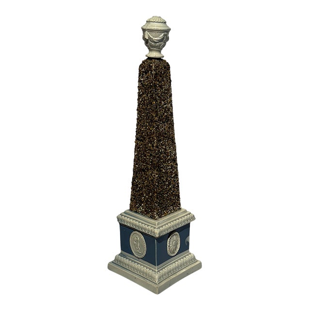 Antique Staffordshire Ralph Wood Pearlware Obelisk For Sale