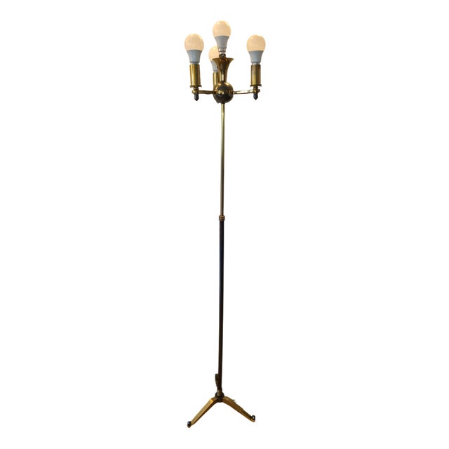 Mid-Century Floor Lamp from Maison Petitot, 1950s For Sale