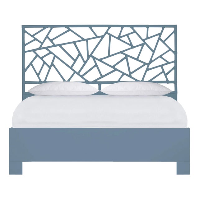 Tiffany Standard Bed King, Regatta Blue For Sale