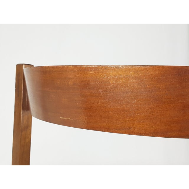 Model 104 Dining Chairs by G. Frattini for Cassina, 1960s, Set of 6 For Sale - Image 12 of 17