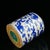 Ceramic Vintage Blue & White Porcelain Dragon Brush Pot With Green Interior For Sale - Image 7 of 9