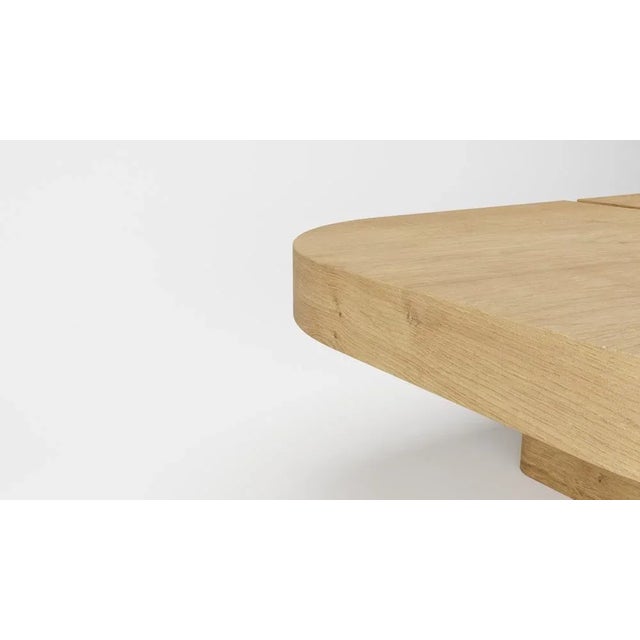 Contemporary Meco Table in Oak by Studio Rig for Collector For Sale - Image 3 of 5