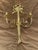 Traditional Pair of Brass Georgian Style Candle Sconces For Sale - Image 3 of 10