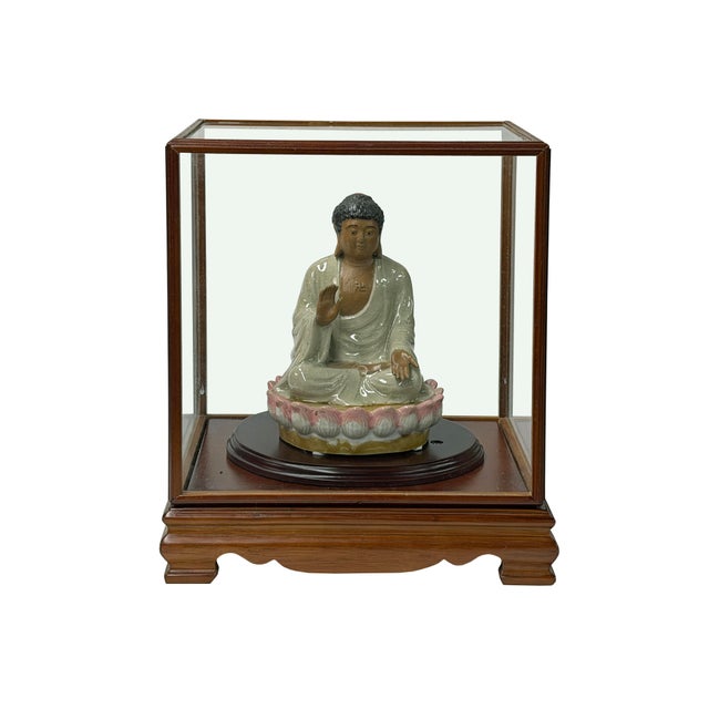Vintage Glass Transparent Rectangular Shape Cover Display Case For Sale In San Francisco - Image 6 of 8