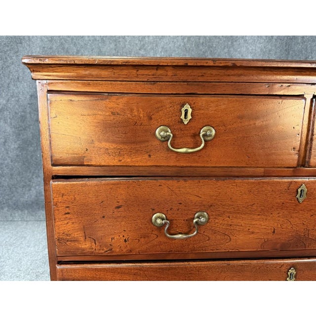 18th Century Solid Mahogany 5-Drawer Chest For Sale - Image 11 of 12