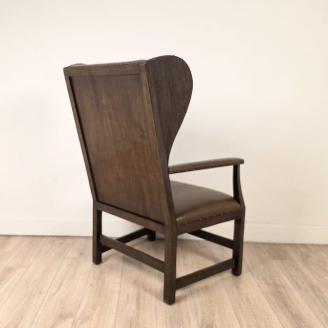 Bespoke Wing Chair, Circa 1980 For Sale - Image 4 of 8