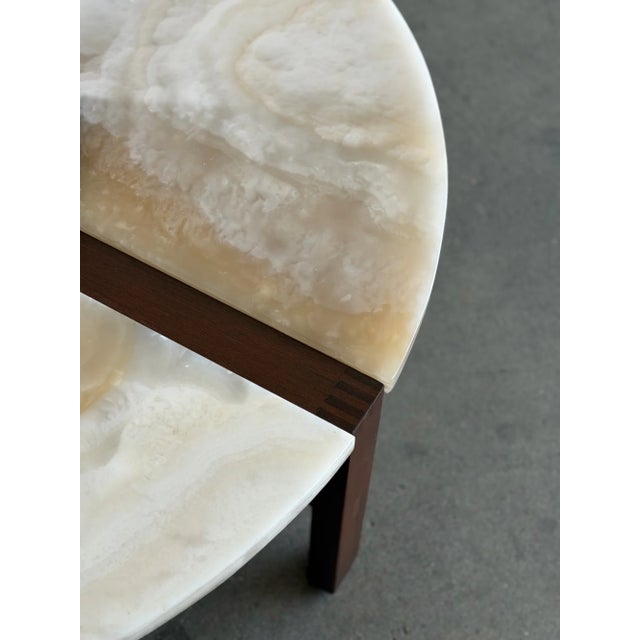 1970s Onyx Coffee Table With Removable Bowl by Edmond Spence For Sale - Image 12 of 18