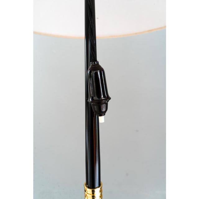 Floor Lamp with Fabric Shade by Rupert Nikoll, Vienna, Austria, 1950s For Sale - Image 11 of 18