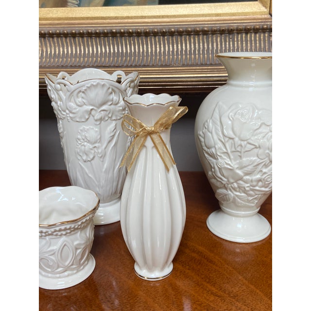 Lenox 1980s Lot of 7 Vases American by Design Lenox For Sale - Image 4 of 6