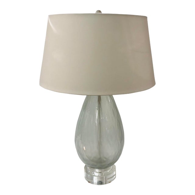 Arteriors Modern Frosted Jane Table Lamp For Sale