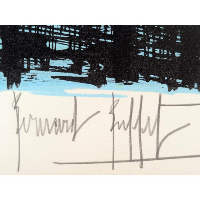 1980s Bernard Buffet, The Doge's Palace, 1986, Lithograph For Sale - Image 5 of 6