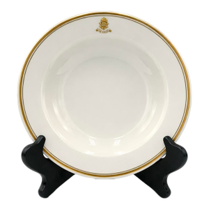 Vintage the Carlyle Hotel Nyc White Soup Bowl 9"d