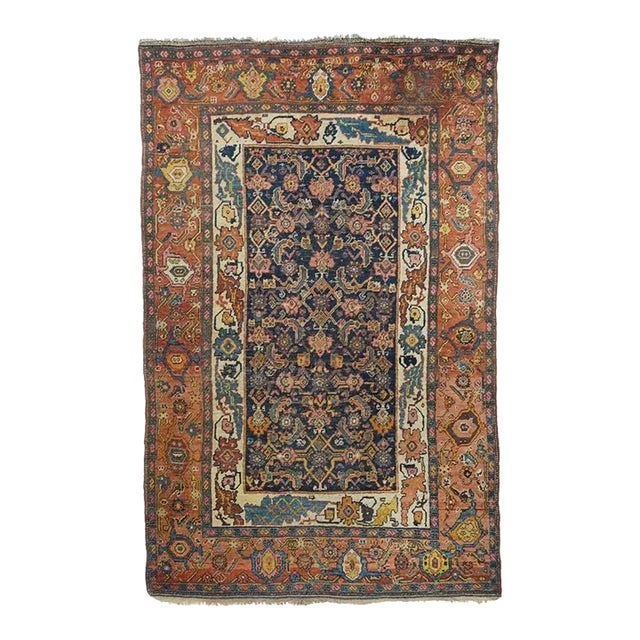 Antique Bidjar Rug 4'7'' x 7'3'' For Sale