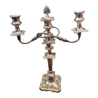 Antique English Roberts & Dore Convertible Candelabra For Sale