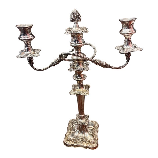 Antique English Roberts & Dore Convertible Candelabra For Sale