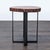 Rustic Pottery Barn Live Edge Accent Table on Steel Base For Sale - Image 3 of 8
