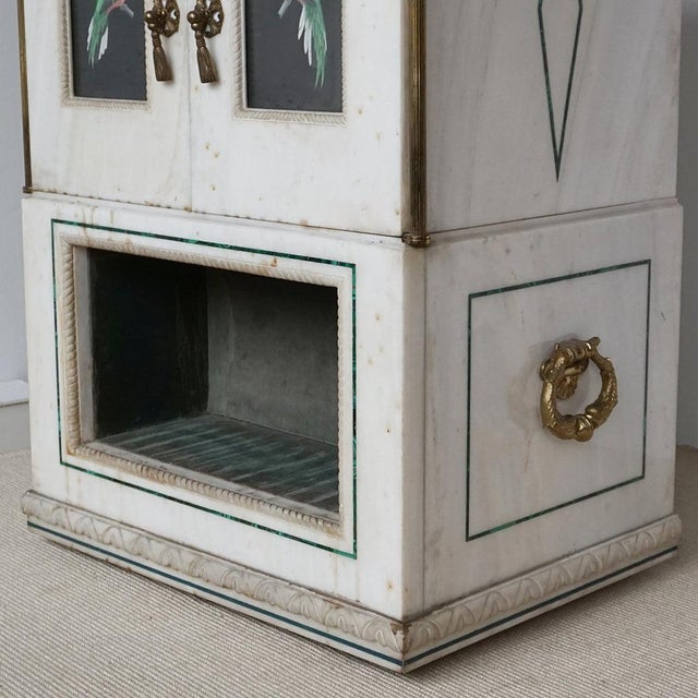 Malachite and Marble Cabinet, 1950s For Sale - Image 11 of 18