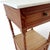 1940s Louis XVI French Nightstand with White Marble Top, 1940s For Sale - Image 5 of 11