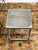 Silver Cb2 Flint Metal Counter Stools, Pair For Sale - Image 8 of 12