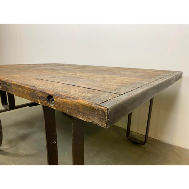 Industrial Coffee Table, 1950s For Sale - Image 9 of 11