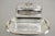 Vintage Art Nouveau Silver Plated Covered Butter Dish With Glass Liner by Pilgrim For Sale In Philadelphia - Image 6 of 9