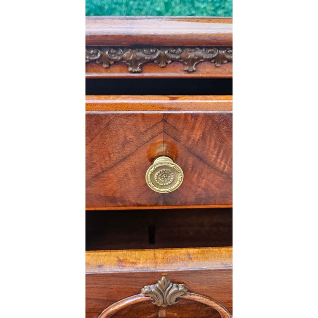 Late 19th Century Three-Drawer Cabinet With Brass Hardware For Sale In New York - Image 6 of 12