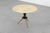 Mid-Century Modern Marble with Wood and Brass Round Coffee Table by Osvaldo Borsani, 1950s For Sale - Image 3 of 13
