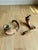Vintage Organic Modern Ram’s Horn Candlesticks With Silvered Brass Mounts – Pair For Sale - Image 4 of 12