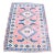 Vintage Pastel Muted Pink Rug For Sale