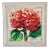 Red Hydrangea Collage Painting For Sale
