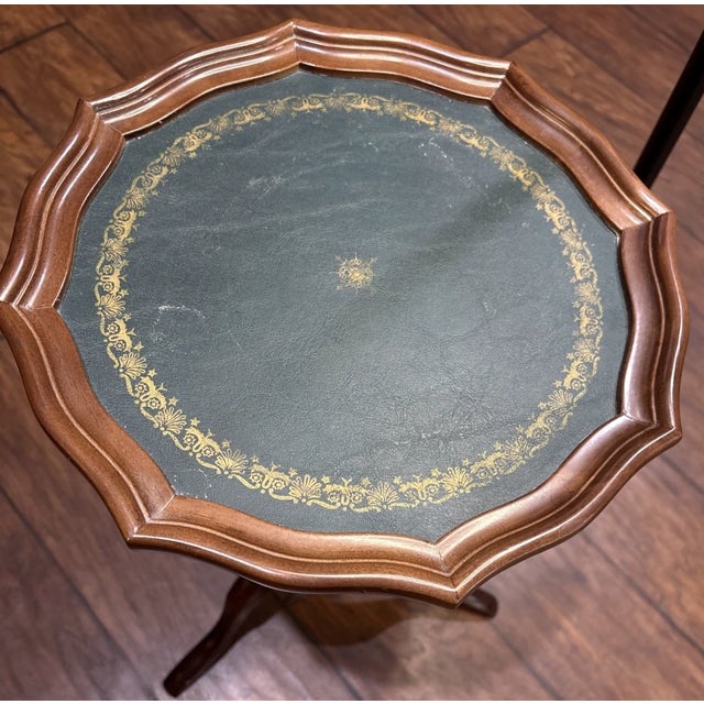 Vintage MCM Bombay Company Tripod Base Pedestal Side Table For Sale In Houston - Image 6 of 6