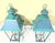 Pair of Solid Verdigris Brass Hanging Lanterns. 14” X 14” X 33” For Sale - Image 15 of 16