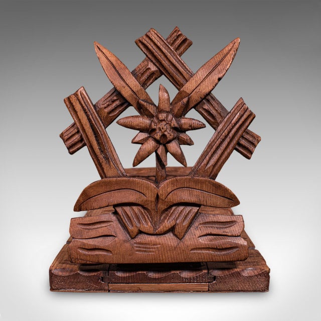 Wood Vintage Extending Book Slide, Anglo Indian, Teak, Novel Stand, Art Deco, c.1930 For Sale - Image 7 of 10