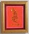 Contemporary Tiger Minimalism Abstract Pop Art Goldenrod Orange Burgundy Original Oil Painting by Cleo Plowden For Sale - Image 3 of 3
