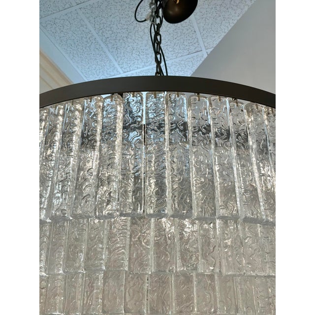 Glass Baker Kingsley Chandelier For Sale - Image 7 of 8
