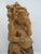 Seated Lord Ganesha Holding Fruit Carved Wood Hindu Deity God Statue on Pedestal For Sale - Image 12 of 13