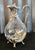 Vintage French Style Étain Pewter & Glass Claret Jug Pitcher With Hinged Lid For Sale - Image 4 of 18