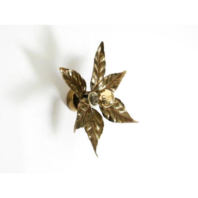 Brass Flush Mount Lamp by Willy Daro, 1970s For Sale - Image 11 of 18