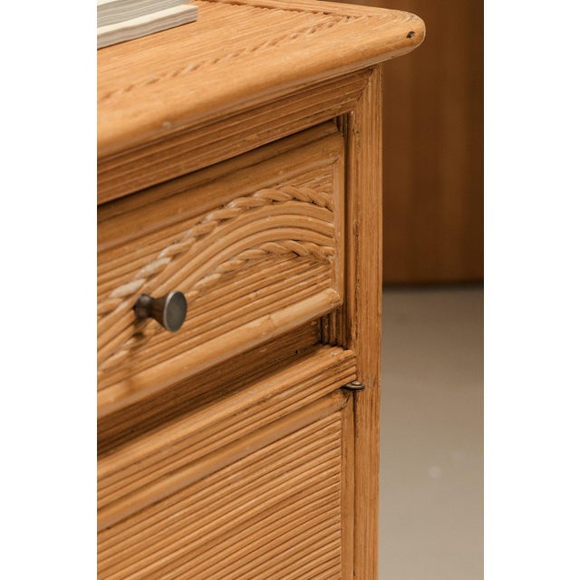 Italian Rattan Sideboard, 1970s For Sale - Image 10 of 15