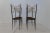 1980s Italian Modern Chairs and Marble Table - 5 Pieces For Sale - Image 4 of 9