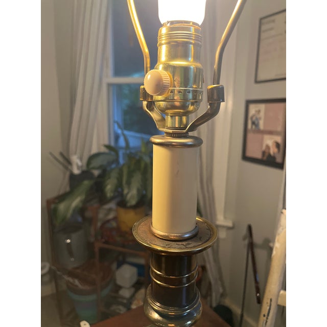 Vintage Brass Dimmable Candlestick Table Lamps Westwood Industries - a Pair For Sale - Image 12 of 15